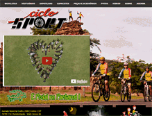Tablet Screenshot of ciclosportbicicletas.com.br